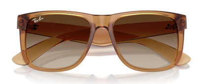 Ray-Ban Justin 4165 Rubber Beige Brown Gradient (4165 681413)