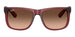 Ray-Ban 4165 Justin Rubber Violet Pink Brown Gradient RB4165 6815A5 (55)