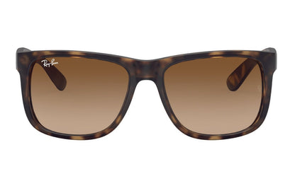 Ray-Ban Justin 4165 Rubber Light Havana Brown Gradient (4165 710/13)