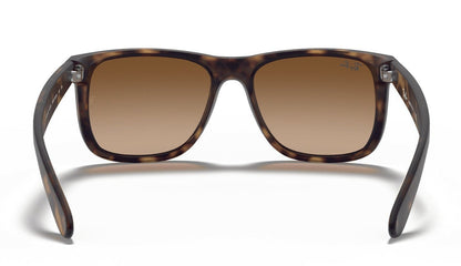 Ray-Ban Justin 4165 Rubber Light Havana Brown Gradient (4165 710/13)