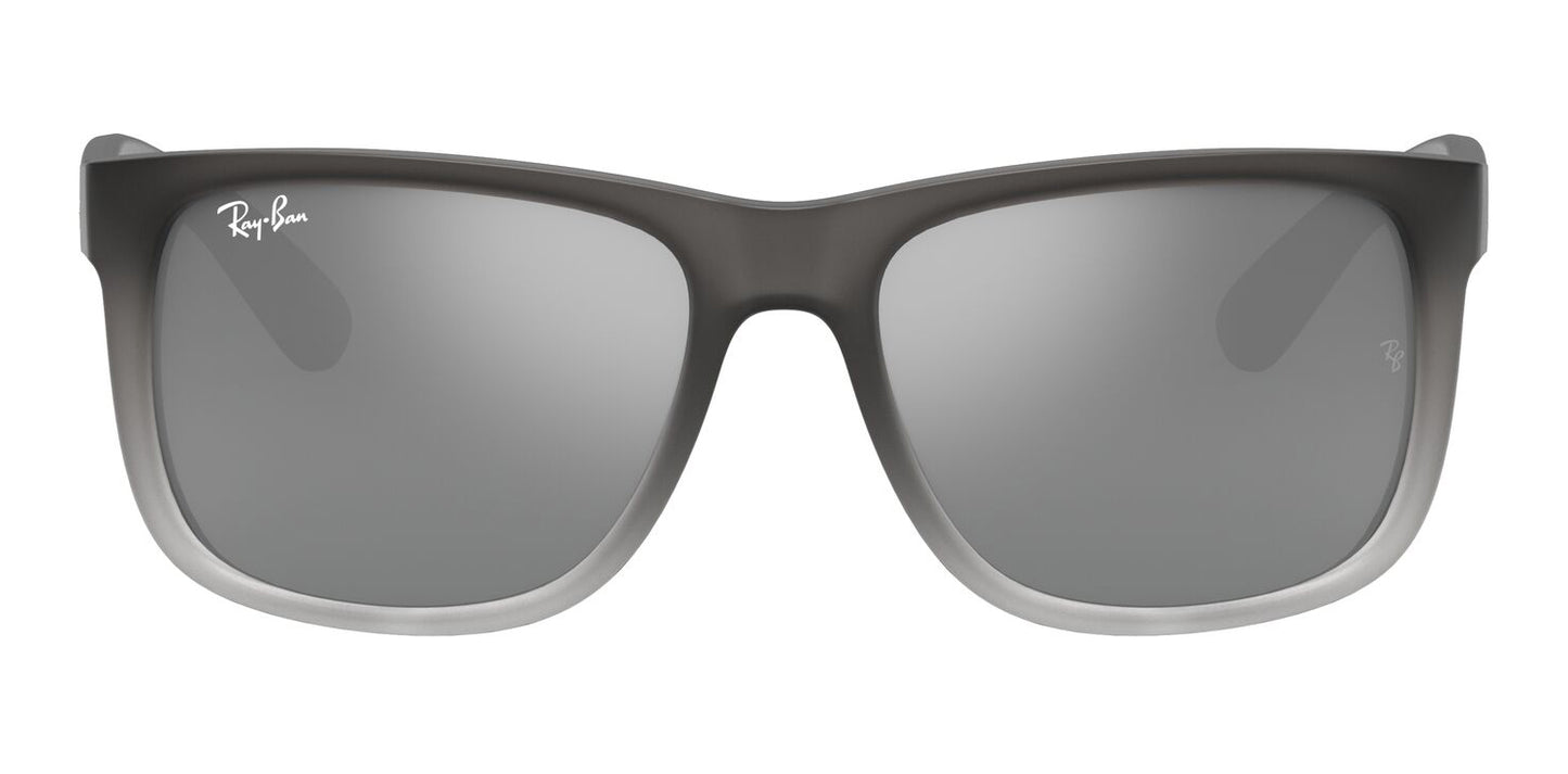 Ray-Ban 4165 Justin Grey Grey Gradient Mirror RB4165 852/88 (55)