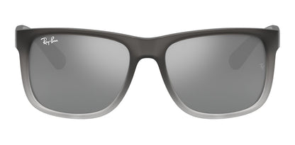 Ray-Ban 4165 Justin Grey Grey Gradient Mirror RB4165 852/88 (55)