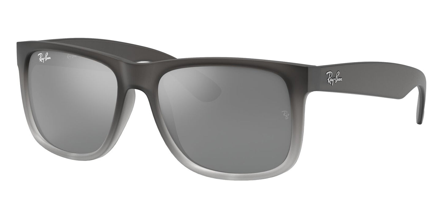Ray-Ban 4165 Justin Grey Grey Gradient Mirror RB4165 852/88 (55)