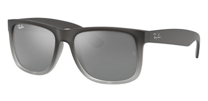 Ray-Ban 4165 Justin Grey Grey Gradient Mirror RB4165 852/88 (55)
