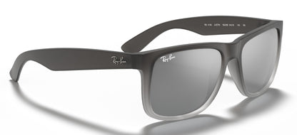 Ray-Ban 4165 Justin Grey Grey Gradient Mirror RB4165 852/88 (55)