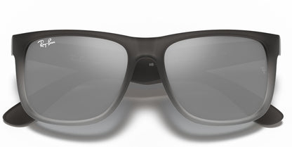 Ray-Ban 4165 Justin Grey Grey Gradient Mirror RB4165 852/88 (55)