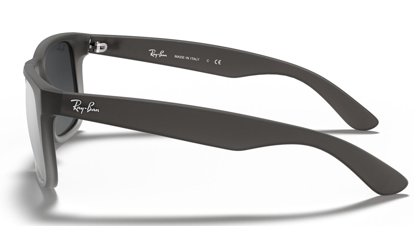 Ray-Ban 4165 Justin Grey Grey Gradient Mirror RB4165 852/88 (55)