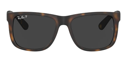 Ray-Ban 4165 Justin Polarised Havana Dark Grey RB4165 865/87 (55)
