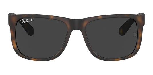 Ray-Ban 4165 Justin Polarised Havana Dark Grey RB4165 865/87 (55)