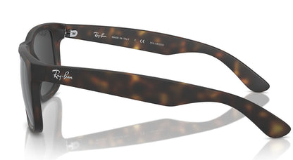 Ray-Ban 4165 Justin Polarised Havana Dark Grey RB4165 865/87 (55)
