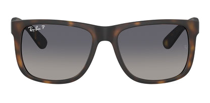 Ray-Ban 4165 Justin Polarised Havana Grey Blue Gradient RB4165 865/8S (55)