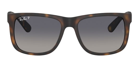 Ray-Ban 4165 Justin Polarised Havana Grey Blue Gradient RB4165 865/8S (55)