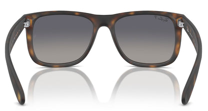 Ray-Ban 4165 Justin Polarised Havana Grey Blue Gradient RB4165 865/8S (55)
