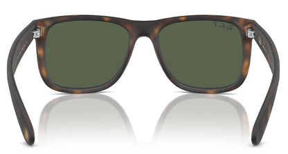 Ray-Ban 4165 Justin Polarised Havana Dark Green RB4165 865/9A (55)