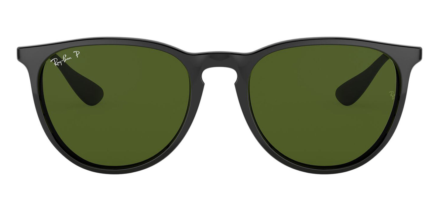 Ray-Ban 4171 Erika Polarised Black G-15 Green RB4171 601/2P (54)