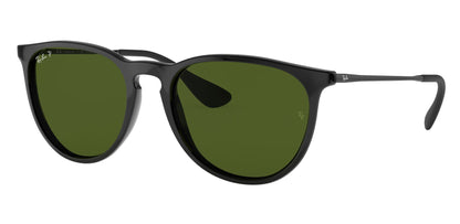 Ray-Ban 4171 Erika Polarised Black G-15 Green RB4171 601/2P (54)