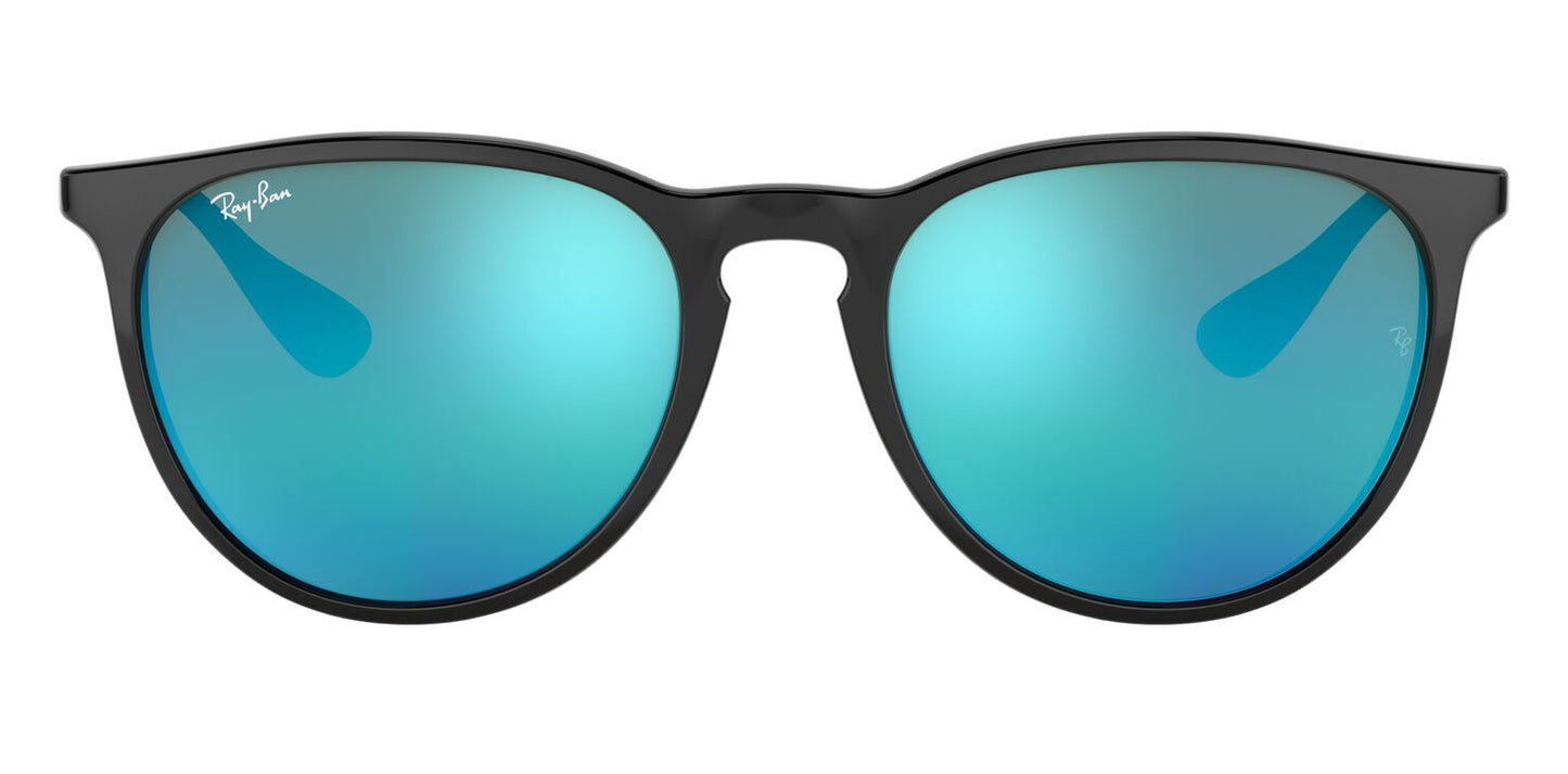 Ray-Ban 4171 Erika Black Blue Mirror RB4171 601/55 (54)