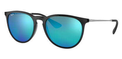 Ray-Ban 4171 Erika Black Blue Mirror RB4171 601/55 (54)