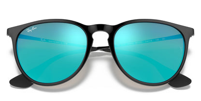 Ray-Ban 4171 Erika Black Blue Mirror RB4171 601/55 (54)