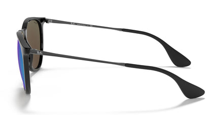 Ray-Ban 4171 Erika Black Blue Mirror RB4171 601/55 (54)