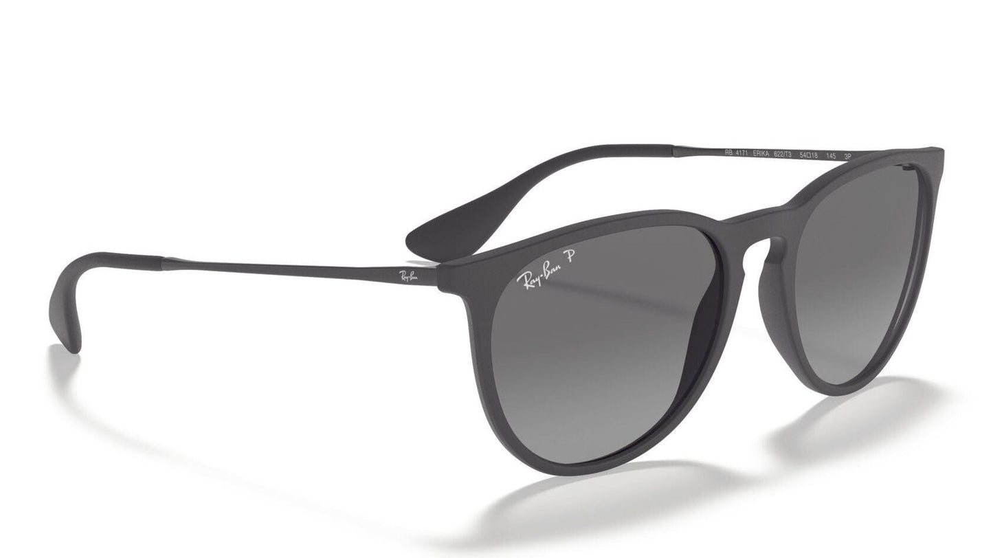 Ray-Ban Erika 4171 Polarised Black Rubber Grey Gradient (4171 622/T3)