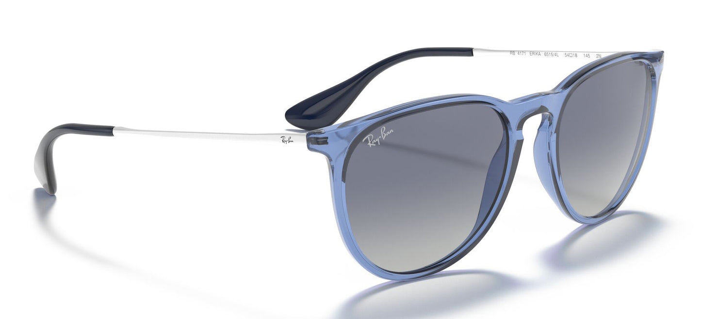 Ray-Ban 4171 Erika Transparent Blue Blue Gradient RB4171 65154L (54)