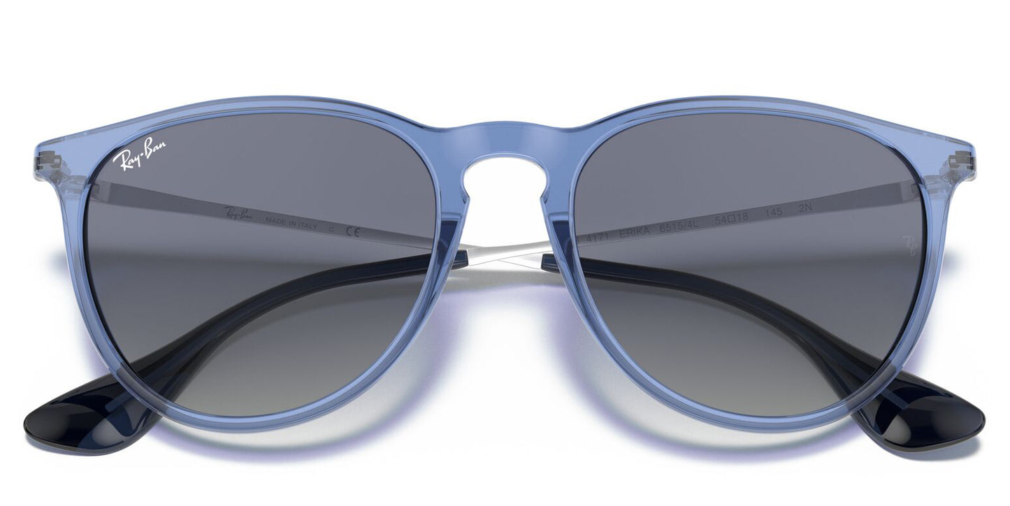 Ray-Ban 4171 Erika Transparent Blue Blue Gradient RB4171 65154L (54)