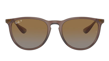 Ray-Ban Erika 4171 Polarised Transparent Dark Brown Brown Gradient (4171 6593/T5)