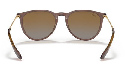 Ray-Ban Erika 4171 Polarised Transparent Dark Brown Brown Gradient (4171 6593/T5)