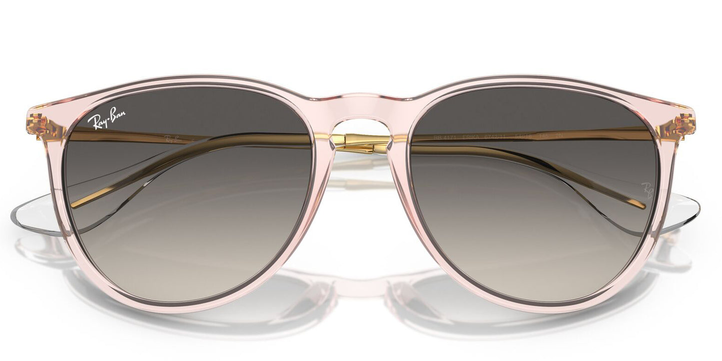 Ray-Ban 4171 Erika Transparent Pink Grey Gradient RB4171 674211 (54)