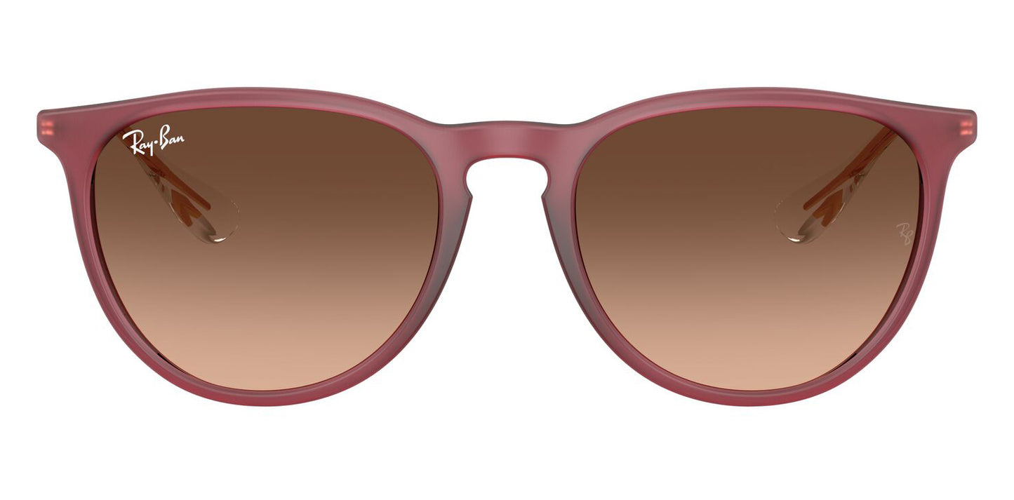 Ray-Ban 4171 Erika Rubber Violet Pink Brown Gradient RB4171 6815A5 (54)