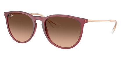 Ray-Ban 4171 Erika Rubber Violet Pink Brown Gradient RB4171 6815A5 (54)