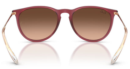Ray-Ban 4171 Erika Rubber Violet Pink Brown Gradient RB4171 6815A5 (54)