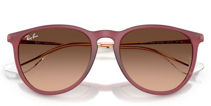 Ray-Ban 4171 Erika Rubber Violet Pink Brown Gradient RB4171 6815A5 (54)
