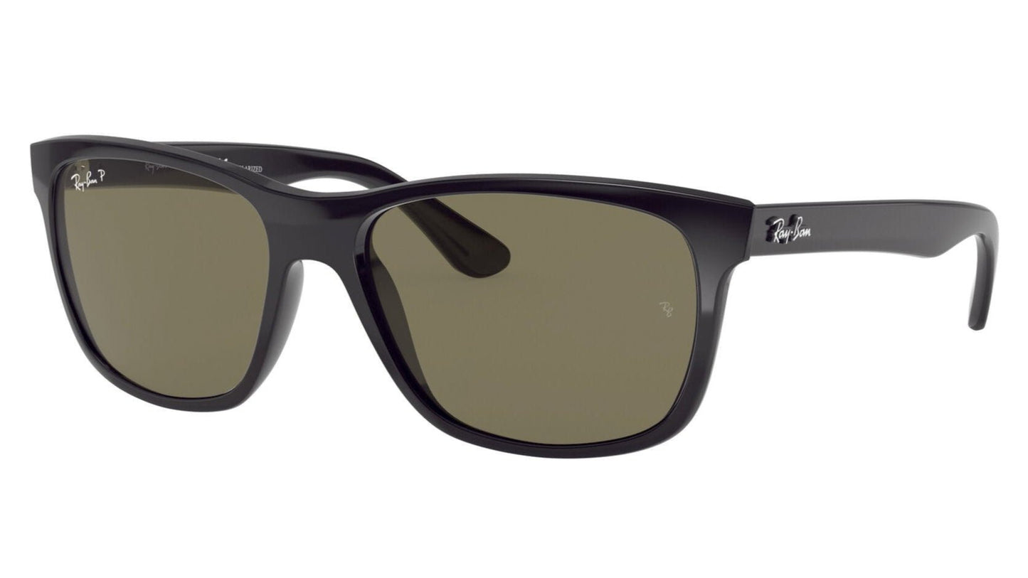 Ray-Ban 4181 Polarised Shiny Black Grey (4181 601/9A)