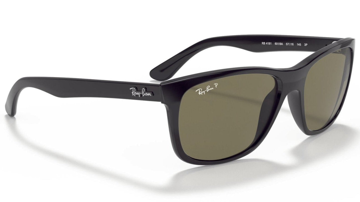 Ray-Ban 4181 Polarised Shiny Black Grey (4181 601/9A)