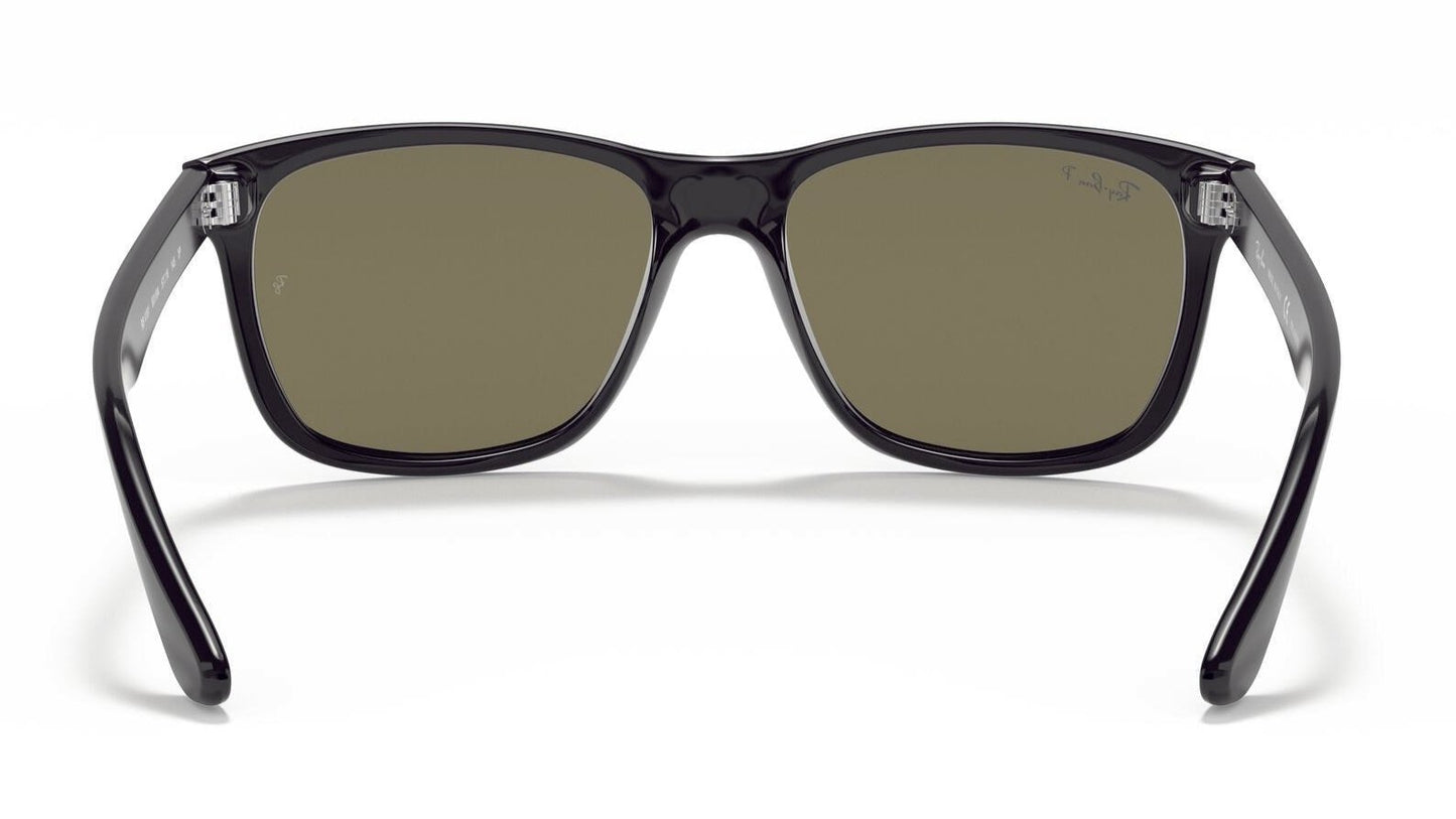 Ray-Ban 4181 Polarised Shiny Black Grey (4181 601/9A)