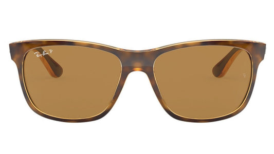 Ray-Ban 4181 Polarised Shiny Tort Brown RB4181 710/83 (57)