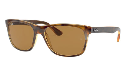 Ray-Ban 4181 Polarised Shiny Tort Brown (4181 710/83)