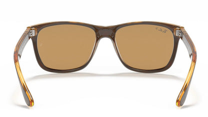 Ray-Ban 4181 Polarised Shiny Tort Brown (4181 710/83)