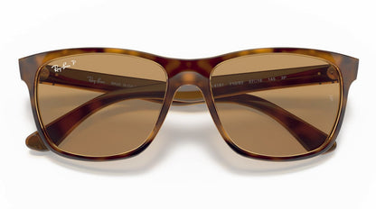 Ray-Ban 4181 Polarised Shiny Tort Brown (4181 710/83)