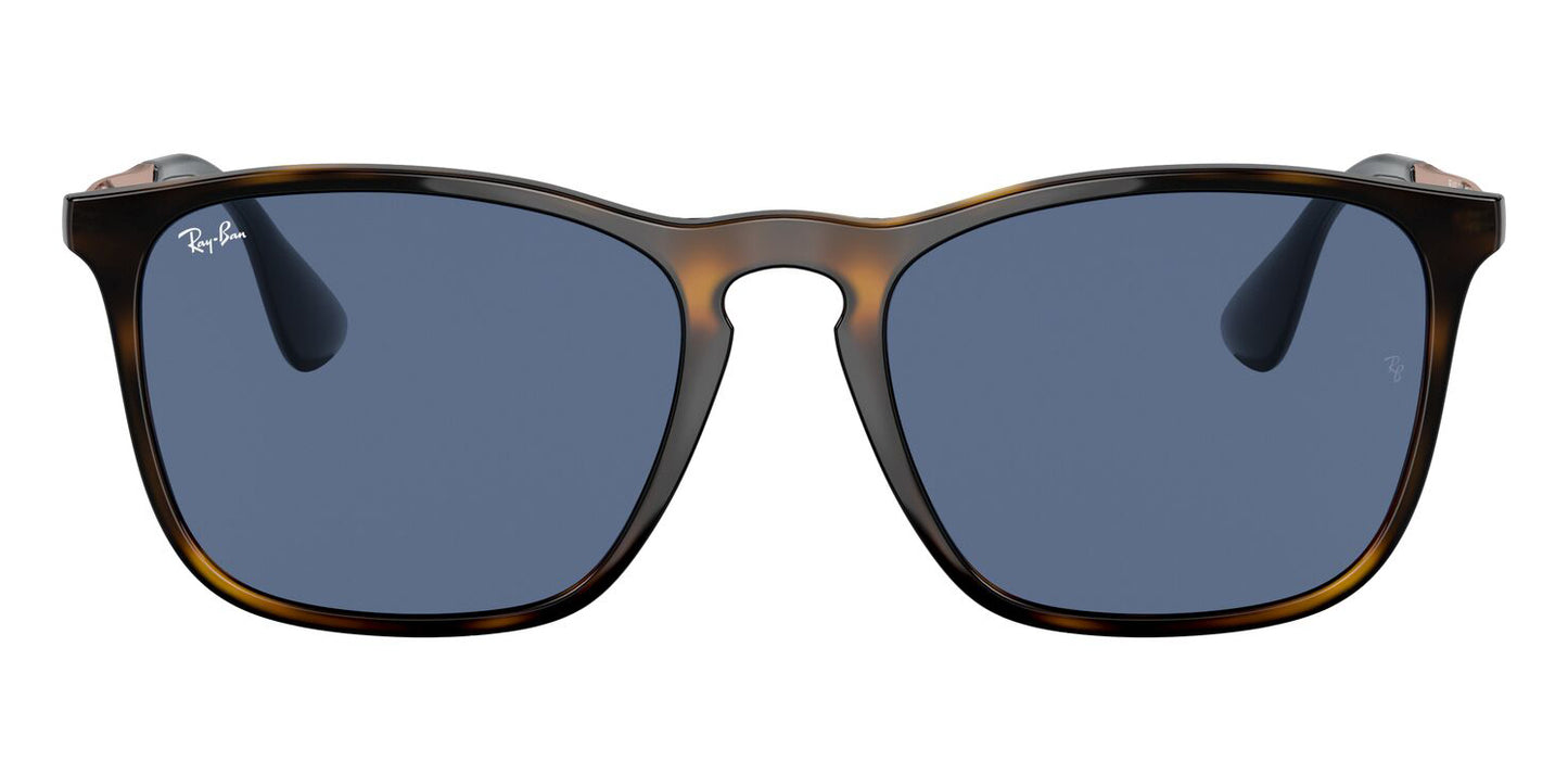 Ray-Ban 4187 Chris Havana Dark Blue RB4187 639080 (54)