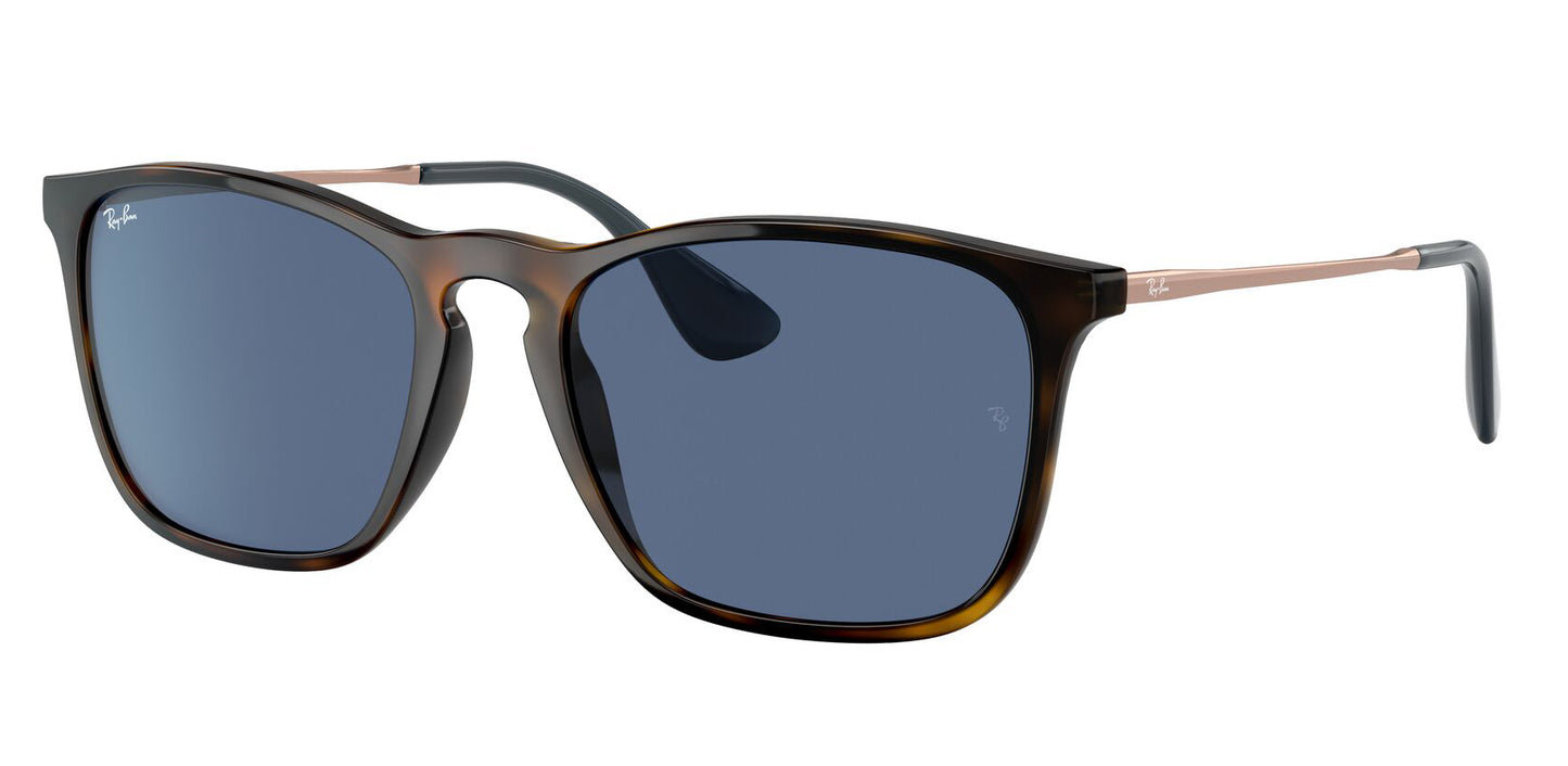 Ray-Ban 4187 Chris Havana Dark Blue RB4187 639080 (54)