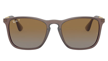 Ray-Ban Chris 4187 Polarised Sunglasses in Brown Gradient – Great