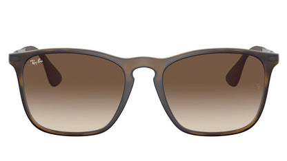 Ray-Ban Chris 4187 Rubber Havana Brown Gradient (4187 856/13)