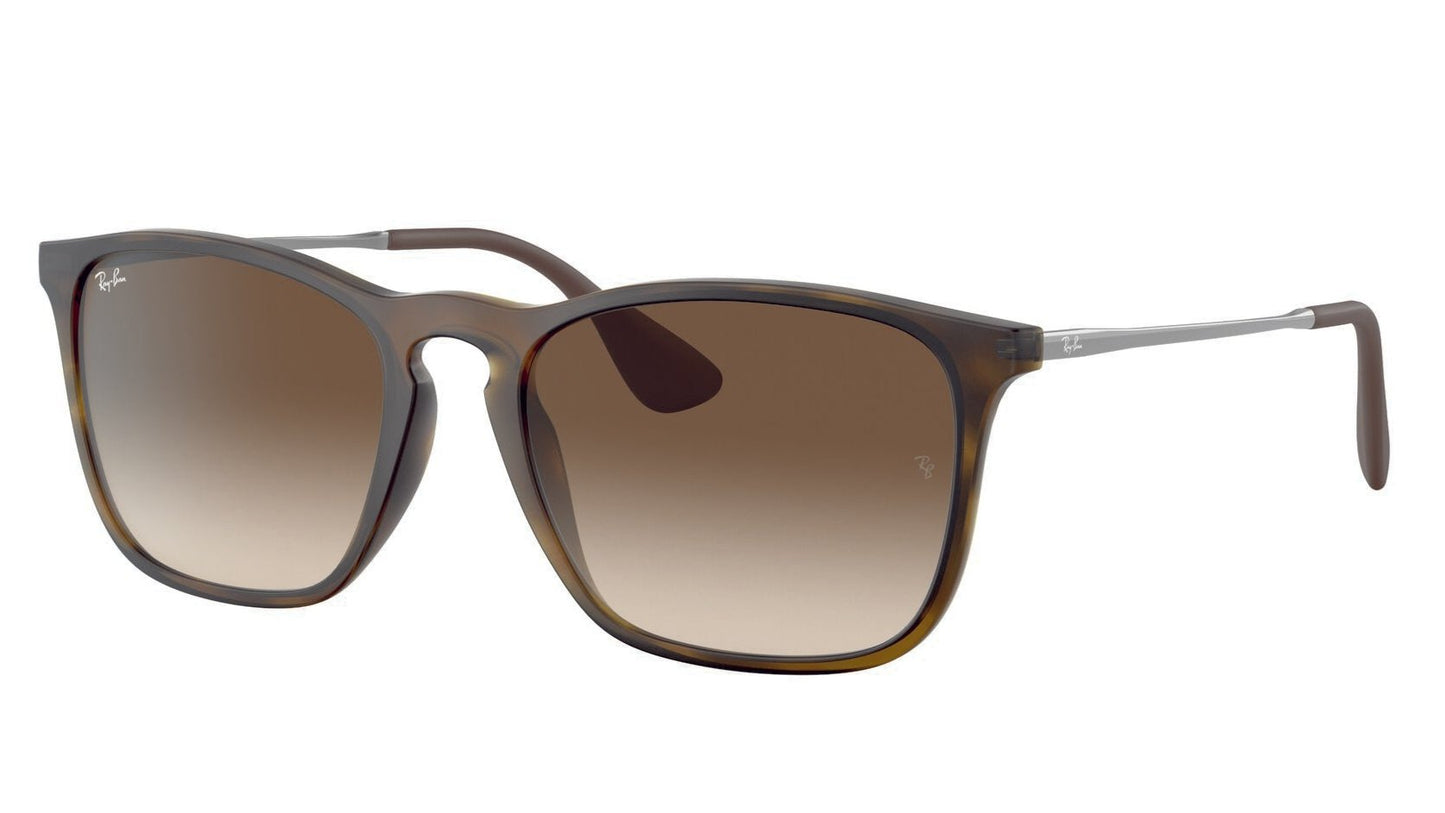 Ray-Ban Chris 4187 Rubber Havana Brown Gradient (4187 856/13)