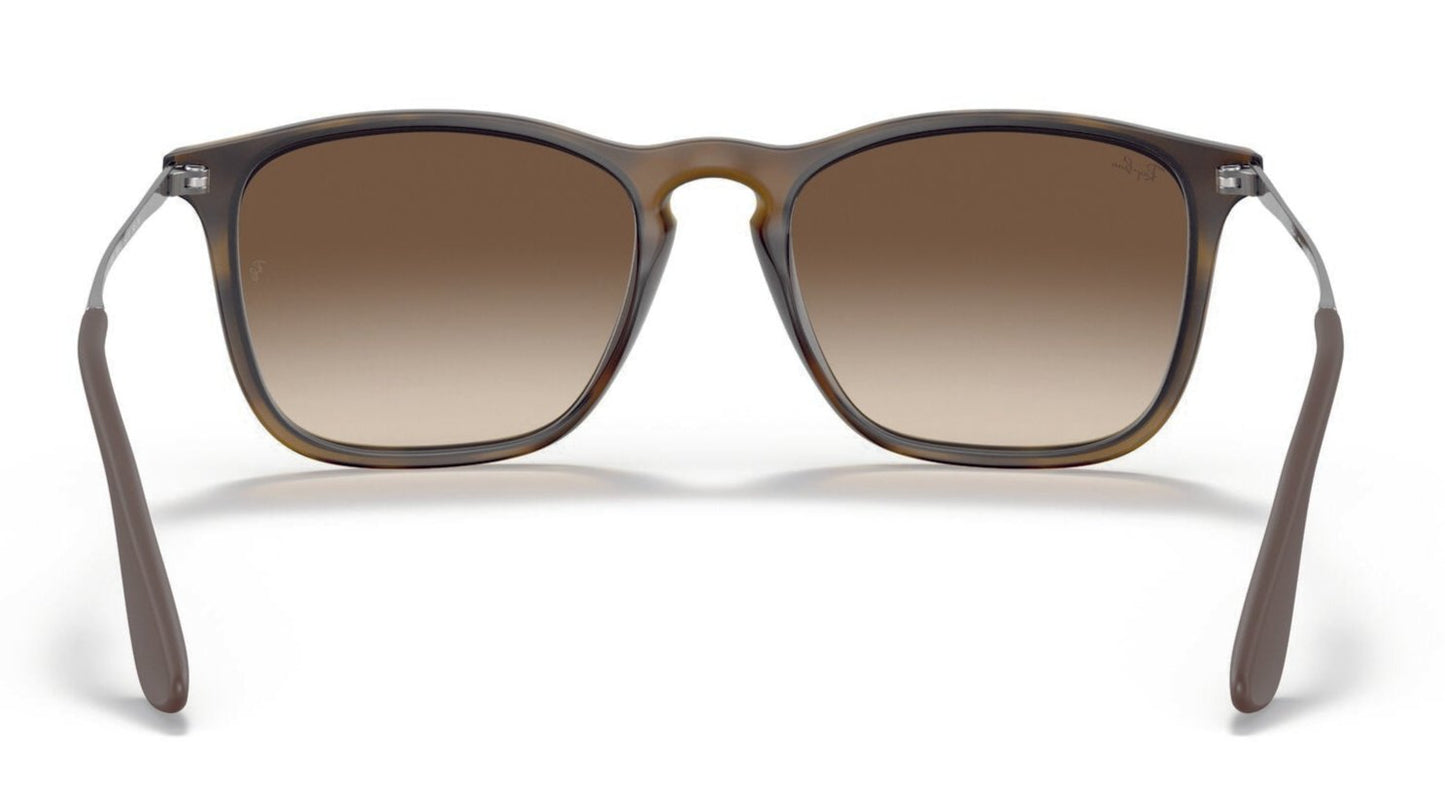 Ray-Ban Chris 4187 Rubber Havana Brown Gradient (4187 856/13)