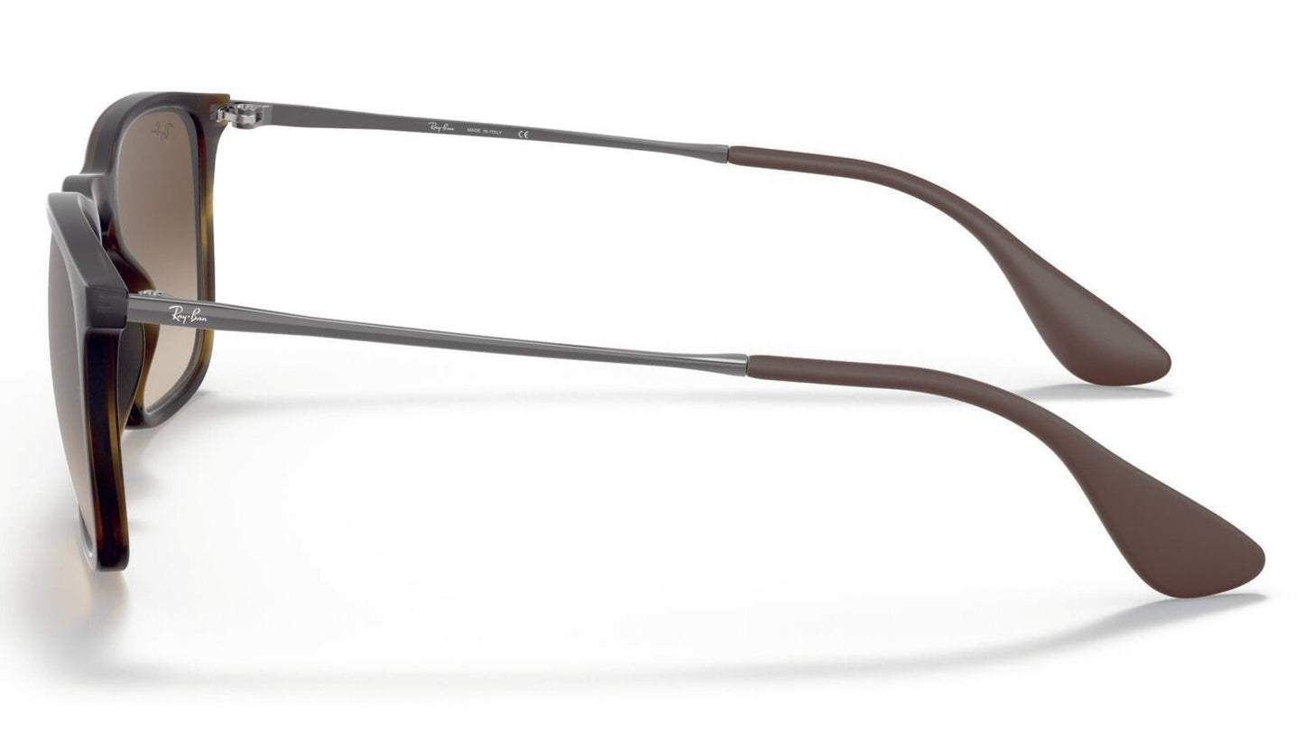 Ray-Ban Chris 4187 Rubber Havana Brown Gradient (4187 856/13)