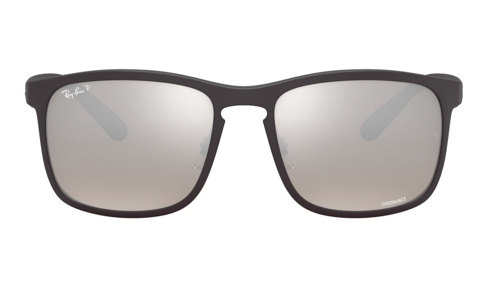 Ray-Ban 4264 Polarised Matte Black Grey Gradient Silver Mirror (4264 601/S5J)