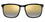 Ray-Ban 4264 Polarised+ Black Blue Gold Gradient Mirror RB4264 601/J0 (58)